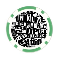 Punk Lives Poker Chip Card Guard (10 pack) from ArtsNow.com Back