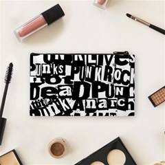 Punk Lives Cosmetic Bag (Small) from ArtsNow.com Back