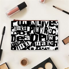 Punk Lives Cosmetic Bag (Medium) from ArtsNow.com Front