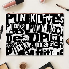 Punk Lives Cosmetic Bag (XL) from ArtsNow.com Front