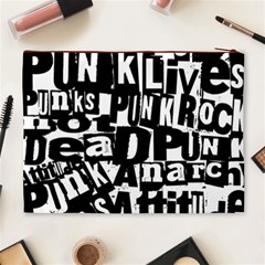 Punk Lives Cosmetic Bag (XL) from ArtsNow.com Back