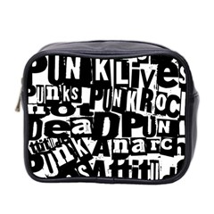 Punk Lives Mini Toiletries Bag (Two Sides) from ArtsNow.com Front