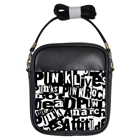 Punk Lives Girls Sling Bag from ArtsNow.com Front