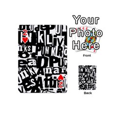 Punk Lives Playing Cards 54 Designs (Mini) from ArtsNow.com Front - Heart2