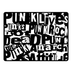 Punk Lives Double Sided Fleece Blanket (Small)  from ArtsNow.com 45 x34  Blanket Front