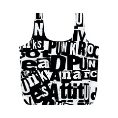 Punk Lives Full Print Recycle Bag (M) from ArtsNow.com Front