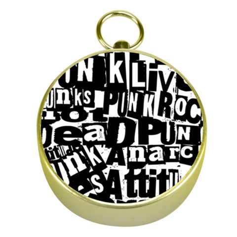 Punk Lives Gold Compasses from ArtsNow.com Front