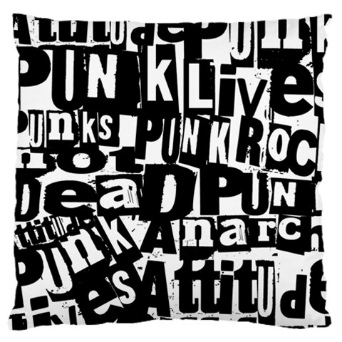 Punk Lives Standard Flano Cushion Case (One Side) from ArtsNow.com Front