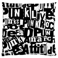 Punk Lives Large Flano Cushion Case (Two Sides) from ArtsNow.com Back