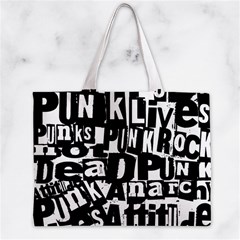 Punk Lives Zipper Mini Tote Bag from ArtsNow.com Back