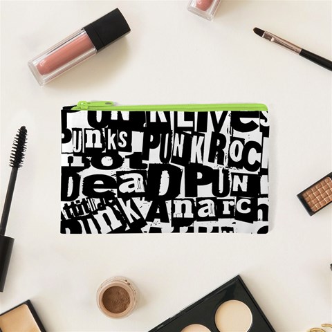 Punk Lives Cosmetic Bag (XS) from ArtsNow.com Front