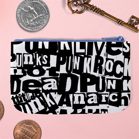 Punk Lives Large Coin Purse from ArtsNow.com Back