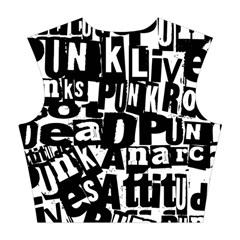 Punk Lives Cotton Crop Top from ArtsNow.com Back