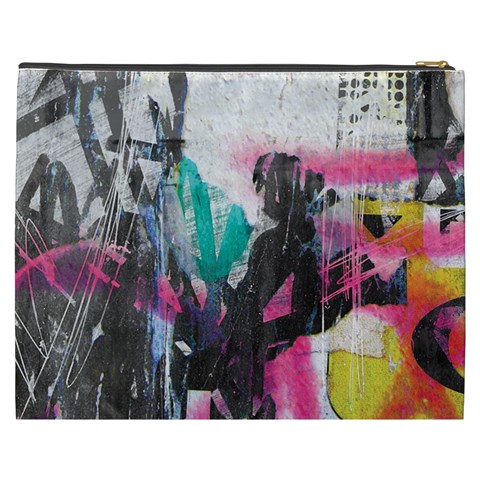 Graffiti Grunge Cosmetic Bag (XXXL) from ArtsNow.com Back