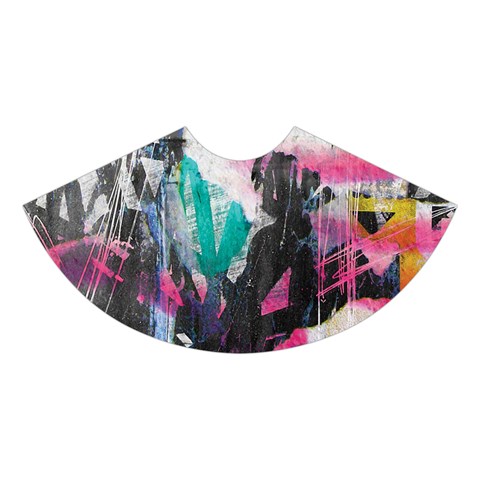 Graffiti Grunge Midi Sleeveless Dress from ArtsNow.com Skirt Back