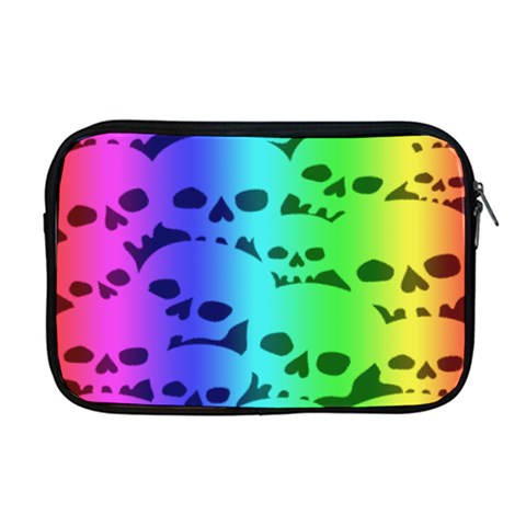 Rainbow Skull Collection Apple MacBook Pro 17  Zipper Case from ArtsNow.com Front