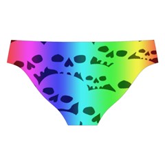 Rainbow Skull Collection Cross Back Hipster Bikini Set from ArtsNow.com Back Under