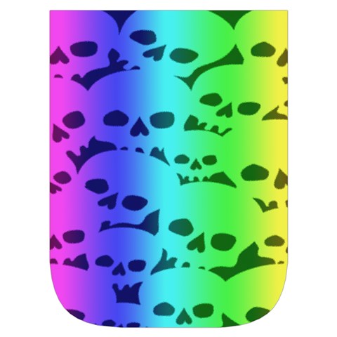 Rainbow Skull Collection Waist Pouch (Small) from ArtsNow.com Front Pocket