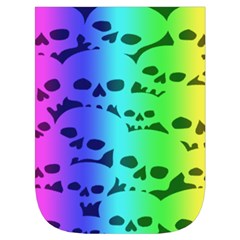 Rainbow Skull Collection Waist Pouch (Small) from ArtsNow.com Front Pocket