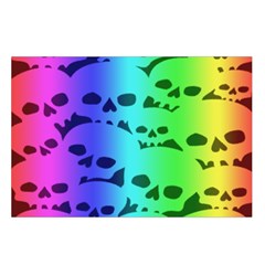 Rainbow Skull Collection Belt Pouch Bag (Large) from ArtsNow.com Loop