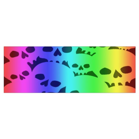 Rainbow Skull Collection Wristlet Pouch Bag (Small) from ArtsNow.com Bottom