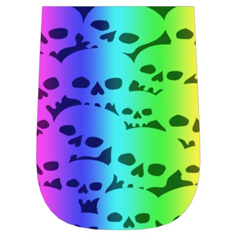 Rainbow Skull Collection Wristlet Pouch Bag (Small) from ArtsNow.com Right Side