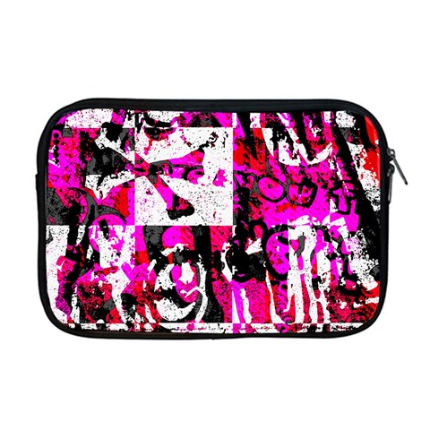 Pink Checker Graffiti  Apple MacBook Pro 17  Zipper Case from ArtsNow.com Front