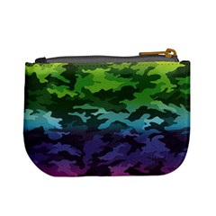 Rainbow Camouflage Mini Coin Purse from ArtsNow.com Back