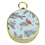 Christmas birds Gold Compasses