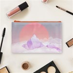 Mountain Sunset Above Clouds Cosmetic Bag (Medium)