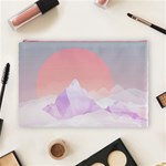 Mountain Sunset Above Clouds Cosmetic Bag (Large)