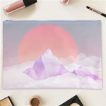 Mountain Sunset Above Clouds Cosmetic Bag (XXL)