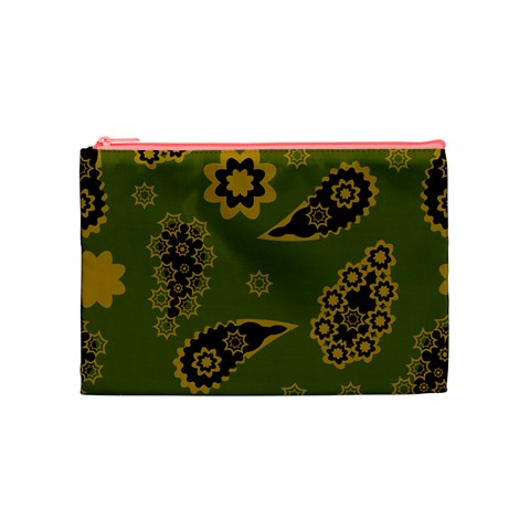 Floral pattern paisley style Paisley print. Doodle background Cosmetic Bag (Medium) from ArtsNow.com Front