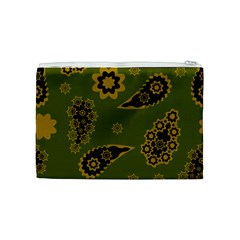 Floral pattern paisley style Paisley print. Doodle background Cosmetic Bag (Medium) from ArtsNow.com Back