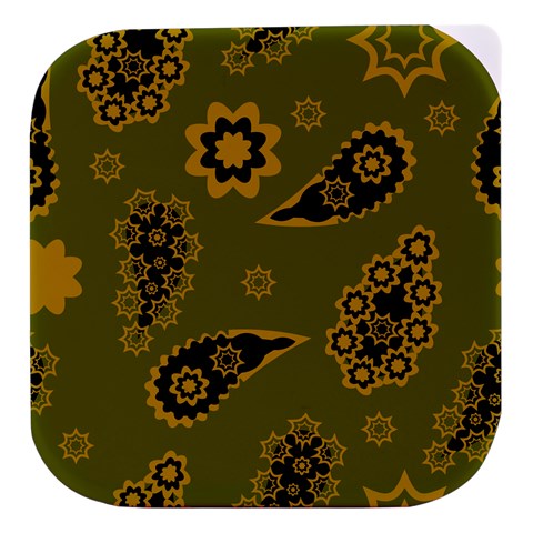 Floral pattern paisley style Paisley print. Doodle background Stacked food storage container from ArtsNow.com Yellow