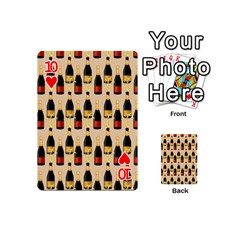 Champagne For The Holiday Playing Cards 54 Designs (Mini) from ArtsNow.com Front - Heart10