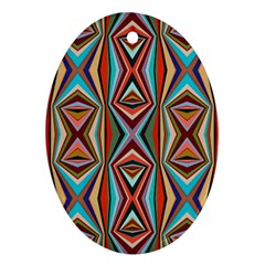 Digital Illusion Oval Ornament (Two Sides) from ArtsNow.com Back