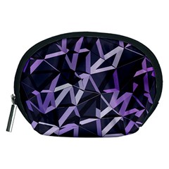 3d Lovely Geo Lines Vi Accessory Pouch (Medium) from ArtsNow.com Front