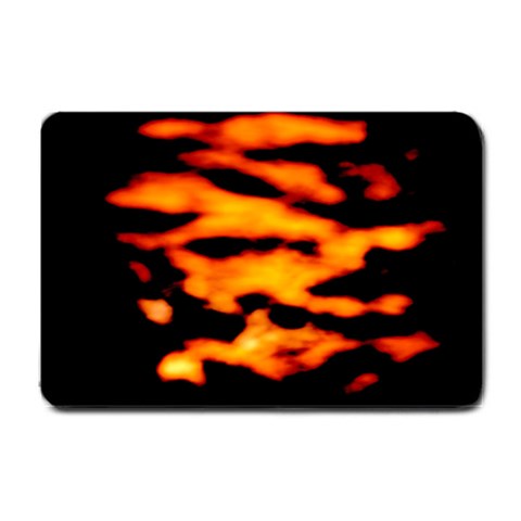 Orange Waves Abstract Series No2 Small Doormat  from ArtsNow.com 24 x16  Door Mat