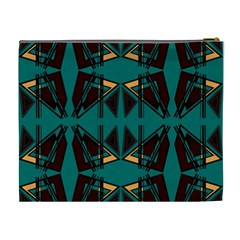 Abstract geometric design    Cosmetic Bag (XL) from ArtsNow.com Back