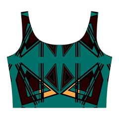 Abstract geometric design    Midi Sleeveless Dress from ArtsNow.com Top Back