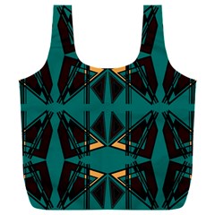 Abstract geometric design    Full Print Recycle Bag (XXXL) from ArtsNow.com Front