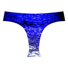 Blue Waves Flow Series 1 Cross Back Hipster Bikini Set from ArtsNow.com Front Under