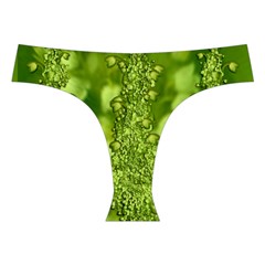 Green Fresh  Lilies Of The Valley The Return Of Happiness So Decorative Cross Back Hipster Bikini Set from ArtsNow.com Front Under