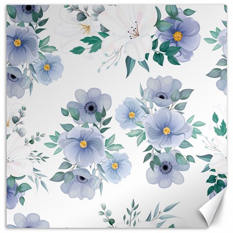 Floral pattern Canvas 12  x 12  from ArtsNow.com 11.4 x11.56  Canvas - 1