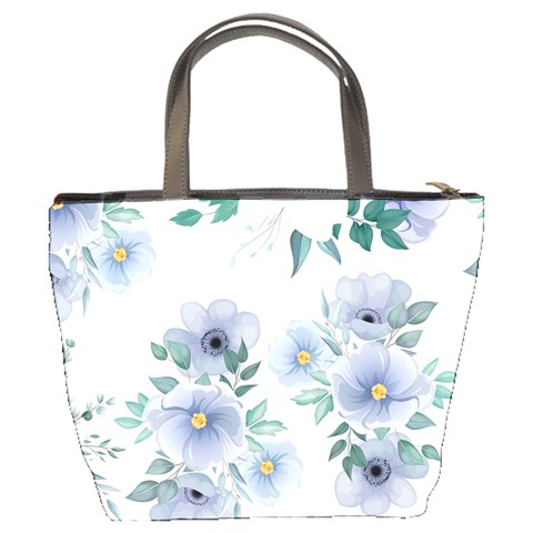 Floral pattern Bucket Bag from ArtsNow.com Back