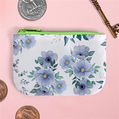 Floral pattern Mini Coin Purse from ArtsNow.com Front