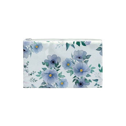 Floral pattern Cosmetic Bag (Small) from ArtsNow.com Front