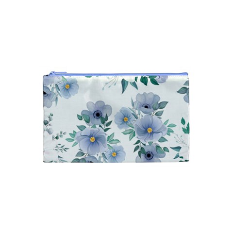 Floral pattern Cosmetic Bag (Small) from ArtsNow.com Front