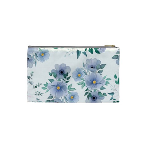 Floral pattern Cosmetic Bag (Small) from ArtsNow.com Back